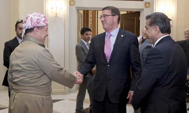 US Defense Chief Meets  Iraqi Leaders over IS Fight 